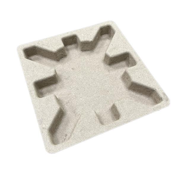 Recycled Pulp Packaging Dry Press Molded Pulp Tray Compostable Packaging Insert