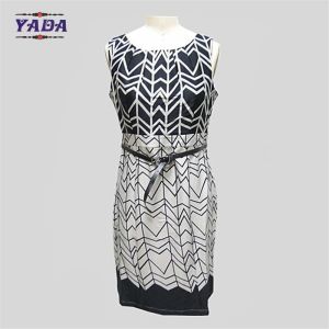 Quality Wholesale latest clubwear sexy spandex print elegant ladies executive dresses one piece dress pattern for women for sale