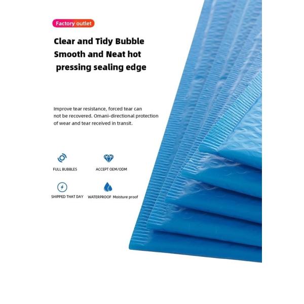 Waterproof CMYK LDPE 4x8 Padded Envelope Mailers