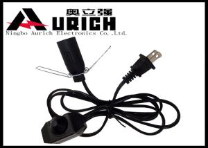 Quality Electrical Ul Approved Salt Lamp Power Cord With Dimmer Switch E12 Lamp Holder for sale