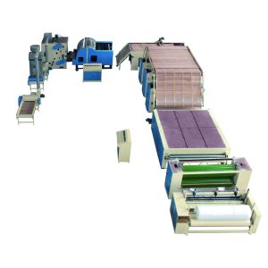 PET Fiber Comforter Sintepon Wadding Production Line