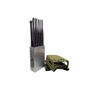 Quality Omni Antennas 8.4W 25m 12 Bands GPS Signal Jammer Portable for sale