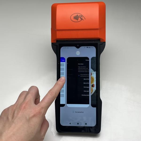 6.5 Inch Retail POS System Bluetooth 5.0 Smart Retail POS 64GB With 606 8 Core * 2.0GHz CPU