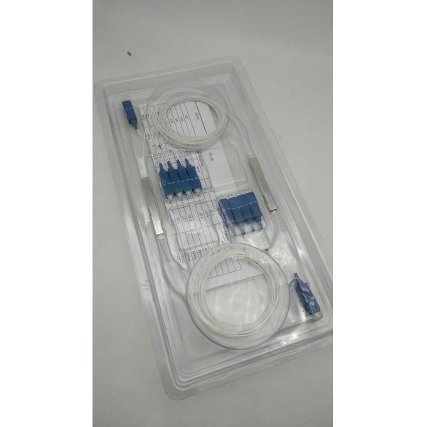 1x4 SM PLC Fiber Optic Splitter Small Size With SC APC Connector