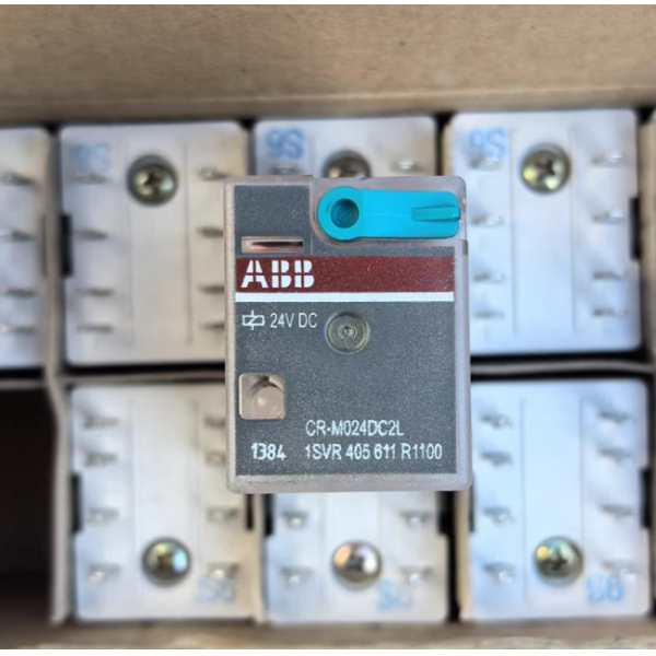 CR-M024DC2L ABB Plug in relay module Low voltage DC coil double normally open contacts