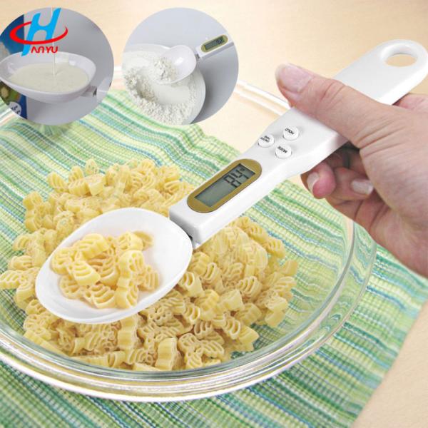 LCD Display Adjustable Spoon Scale Made of Durable Plastic and Stainless Steel Perfect for Accurate Weight Measurements