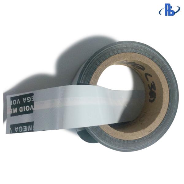 Water Resistant Security VOID Tape , Tamper Evident Packaging Tape