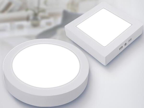High Bright Surface Mounted LED Panel Light 220 X 220mm For Indoor Long Lifespan