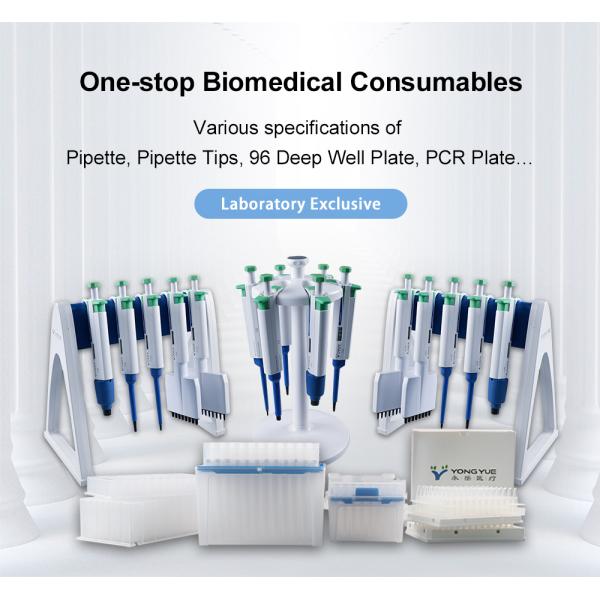8 Channel Lab Pipettes 0.5-1000ul Adjustable Volume for Pipette Tips