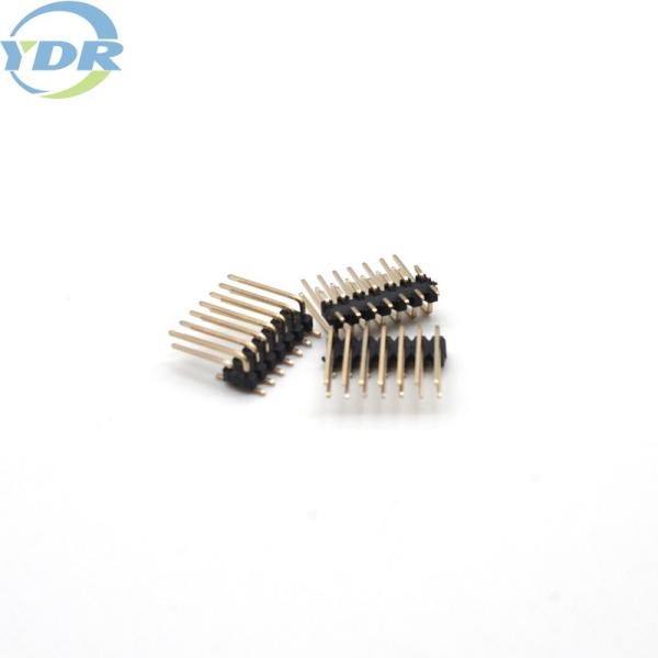 Dual Row Pcb Circuit Board Connector 1.27mm 2x7Pin Gold Plated