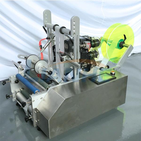 Practical 100W Bottle Labeling Machine Rustproof Practical