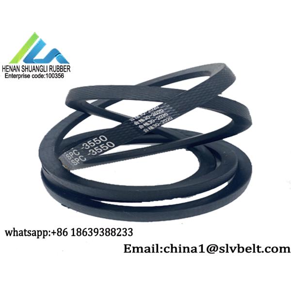 Wrapped Narrow Rubber SPC Vee Belt Transmission Classical Narrow