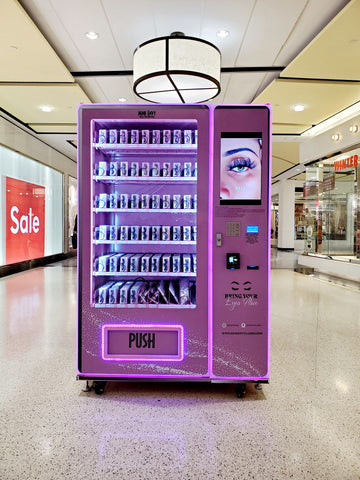 Touch Screen Non Refrigerated Vending Machines for Wigs Hair Lash Nail