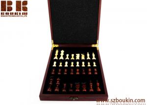 Quality Birthday Gift Personalized Wood Chess Set Traveling Chess  Gift Rosewood Box for sale
