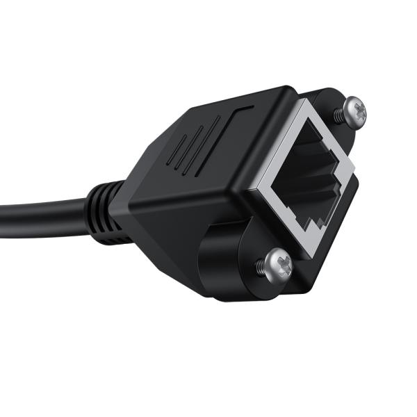 Durable Cat6 Extension Cable , Male To Female Connector RJ45 Network Patch Cable