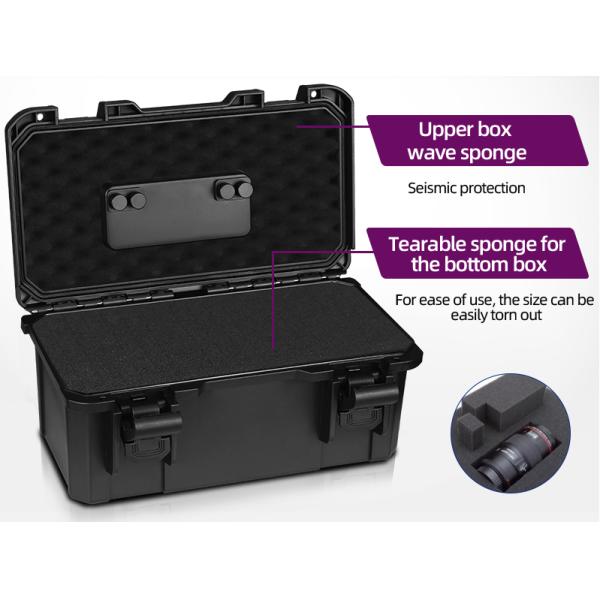Custom IP67 Waterproof Plastic Flight Case with Lockable Design