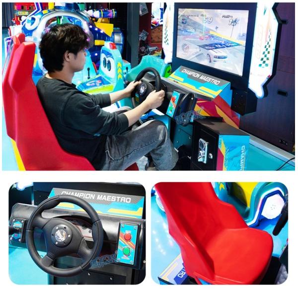 Coin Operated Game 32 Inch Screen Simulator Outrun Arcade Car Racing Game Machine