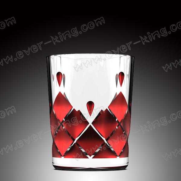 Custom Wine Whisky Drinking Reusable Glass Cup Clear