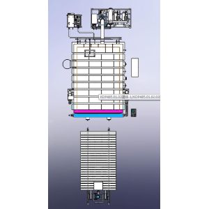 A square single-phase transformer vacuum drying equipment