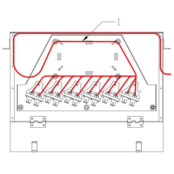 DA-ODU48-SC-D 2U ODF Unit Distribution Type