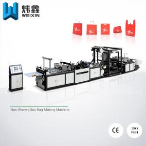 High Speed Non Woven Carry Bag Making Machine With Online Handle Attach