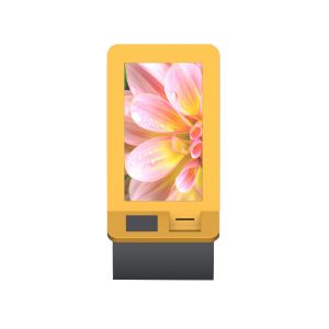 30KG Large Scale Restaurant Self Service Ordering Kiosk Split Screen Self