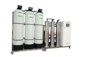 Quality Active Carbon Filter Water Treatment Double Pass RO System 1000L/H for sale