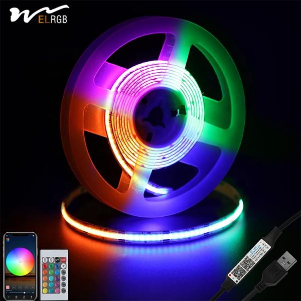 5V USB COB LED Light Bar with App and Remote Control 1.5M Color Changing Bar Light