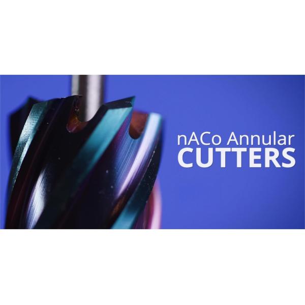 NACO Blue Annular Cutter Drill Bits 1/2"X1" HSS Annular Cutter For Magnetic Drill