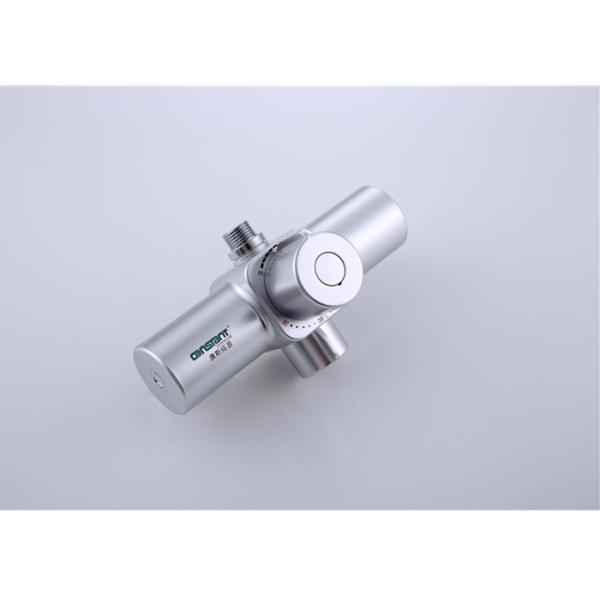 Double Switch Thermostatic Tempering Valve 38 Degree Copper For Solar Shower System