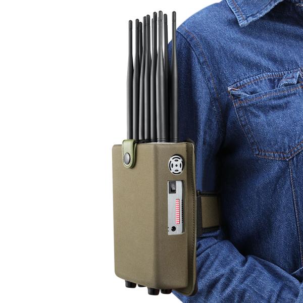 12 Antennas Full Bands Multifunctional Mobile Phone Signal Jammer Blocking All 2G.3G.4G.5G Cellphone Signals and GPSL1 WIFI Lojack Signals