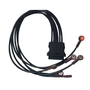 Quality Original Ecg Lead Wire Snap End For Life Pack 12 Defibrillator for sale