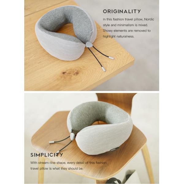 Adjustable Airline Travel Memory Foam Neck Pillow Ergonomic Stylish Appearance