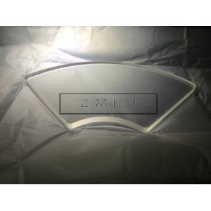 Buy cheap Fan Shaped Sector Sapphire Lens Optical Window Glass 6.25mm Thickness 9.0 from wholesalers