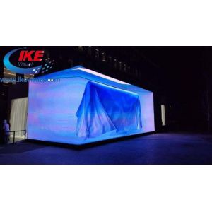 Quality Big Size Indoor Naked Eye 3D LED Display Boards Curved IP43 Customized for sale
