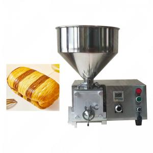 Quality Chocolate cake cream injecting puff eclairs cream cheese decorating filling machine for sale