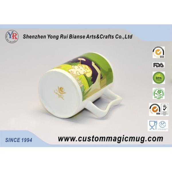 Ceramic Travel Colour Changing Coffee Magic Photo Mugs with Special Handle