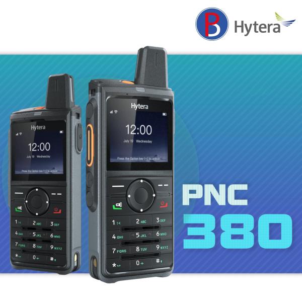 PNC380 Pro Hytera Portable Push to Talk Over Cellular Two-Way Radio IP67 GPS Walkie Talkie 5000km Global Network Intercom 4G LTE