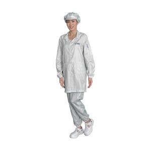 Quality esd Manufacture Washable Polyester Esd Fabric Garments esd Coverall Anti-static Antistatic Cleanroom Apparel for sale