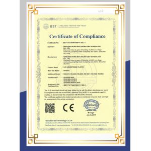 Shenzhen Hongnuo Zhuanxian Technology Co., Ltd Certifications