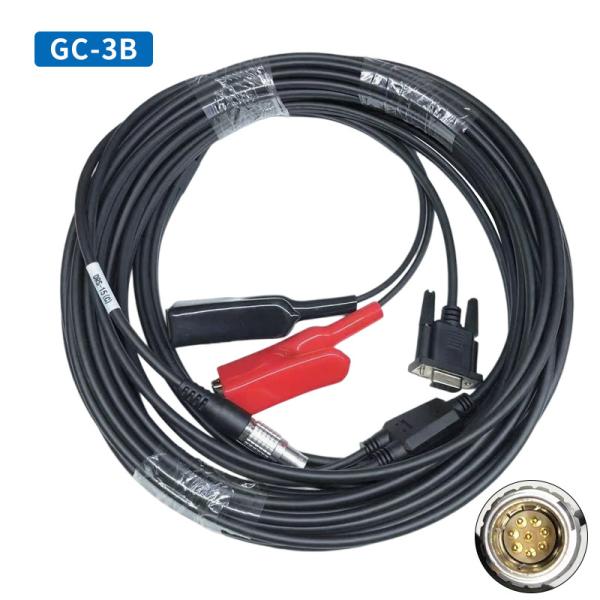 Hi-Target GC-3B UC-1 Multi-functional Cable GPS RTK Echo Sounder Connection to Battery Y-shaped Data Cable