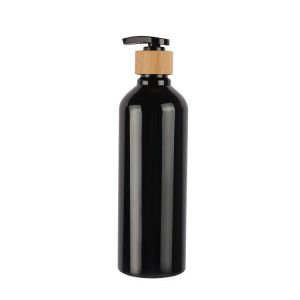 Buy cheap Black Round Shoulder PET Cosmetic Bottle 100ml 120ml 150ml 180ml 200ml 250ml from wholesalers