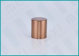 Quality Shiny Copper Customized Bottle Caps Convenient Installation For Perfume Bottle for sale