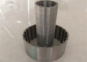 Vee-Shaped Wrapped Wire Johnson Wedge Wire Screens For Water Supply Systems