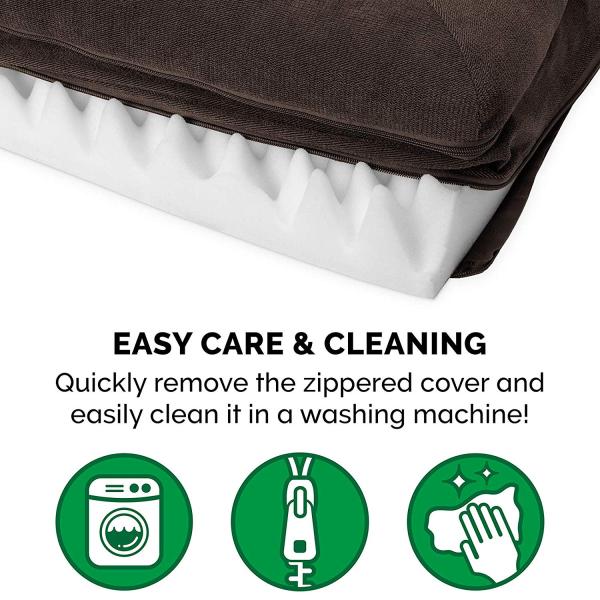 4.8kg Cooling Memory Foam Dog Bed 44in Machine Washable Pet Bed