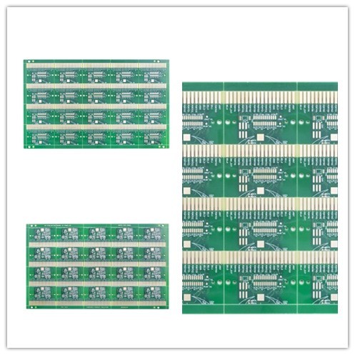 Resin Plugged Hole Multilayer Circuit Board ENIG Surface 4L Halogen Free 1.6mm