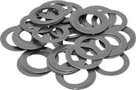 China Wear Resistant Round Steel Shims Precision Gasket 45x80x3mm on sale