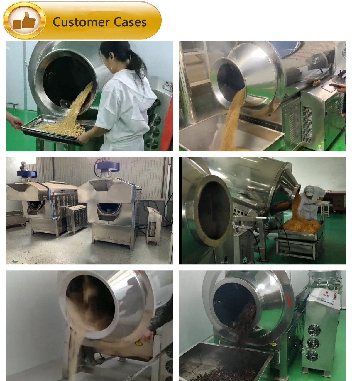 Multi Function Grain Seed Roasting Machine Touch Screen Spice Corn Cocoa Bean Roaster