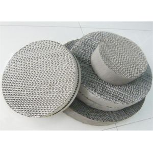Quality ISO9001 SS304 Round Wire Mesh Structured Packing Corrosion Resistant for sale