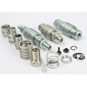 Quality 1/2 Inch Hydraulic Quick Release Coupling Locking Balls Connection In Carbon Steel for sale